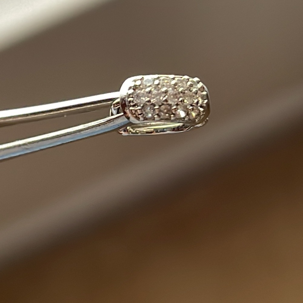 Hoop Earrings. Cz By Kenneth Jay Lane. - image 3